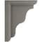 Ekena Millwork 3"W x 5"D x 7"H Hamilton Traditional Wood Vintage Decor Bracket, Reclaimed Grey BKTWD03X05X07HAGY - alternate 2